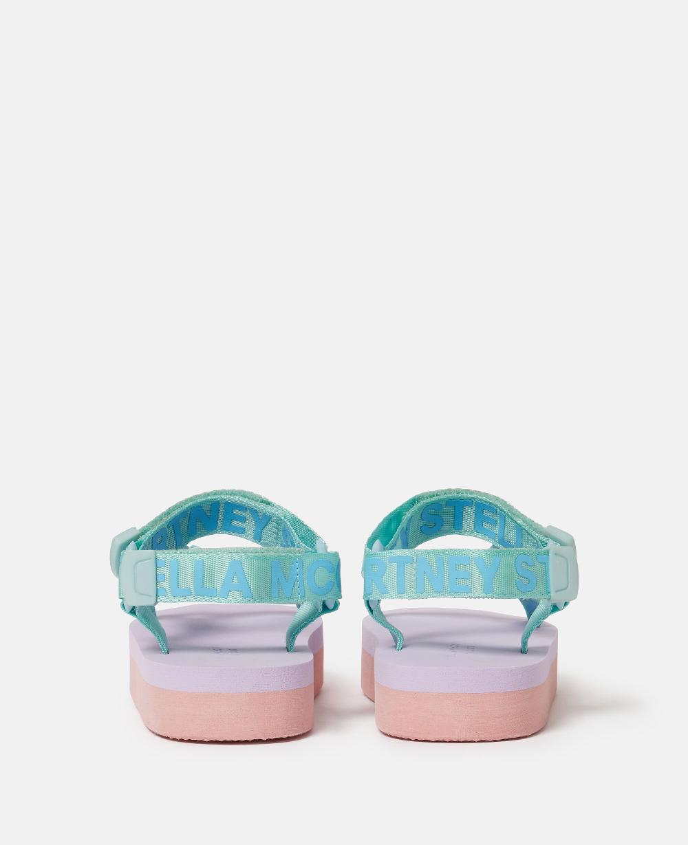 Stella Two-Tone Platform Sandals