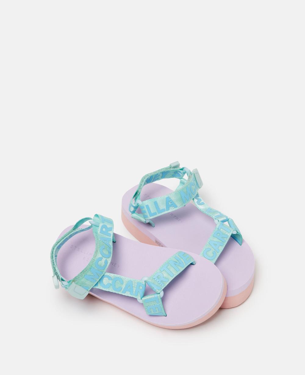 Stella Two-Tone Platform Sandals