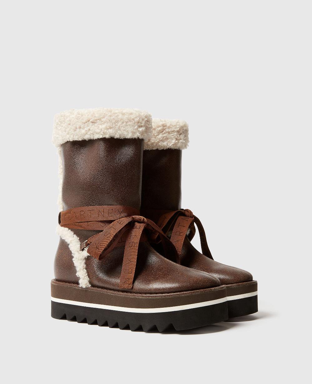 Stella Vegan Plush-Lined Snow Boots