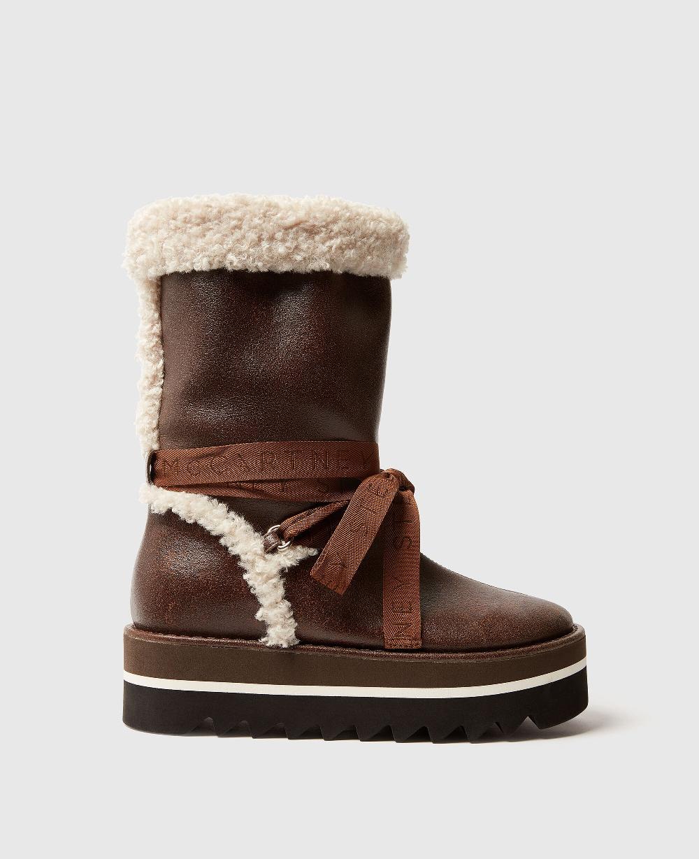 stella Vegan Plush-Lined Snow Boots