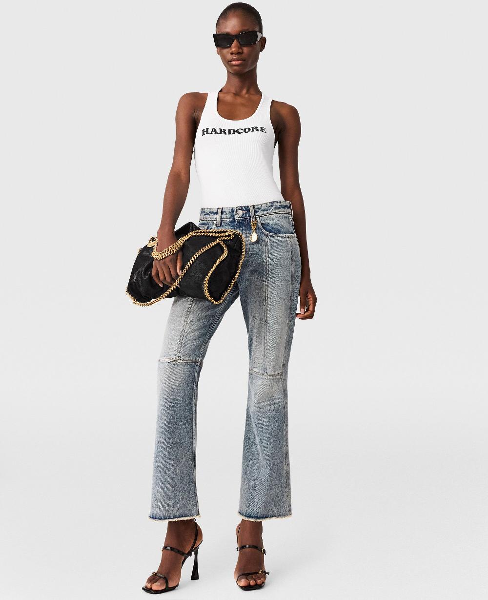 Stella Vintage Wash Kick-Flare Jeans