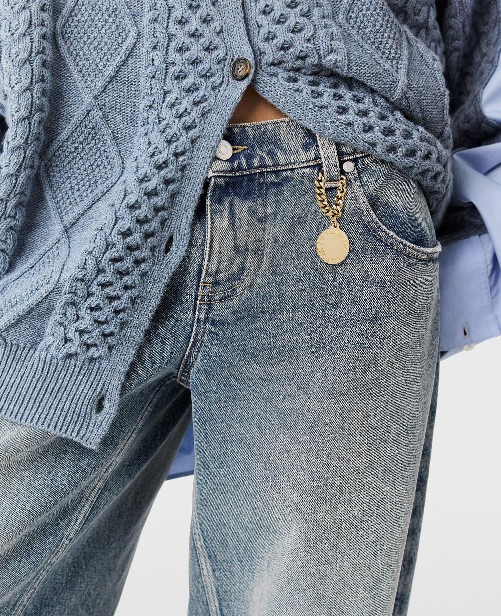 Stella Vintage Wash Wide-Leg Jeans