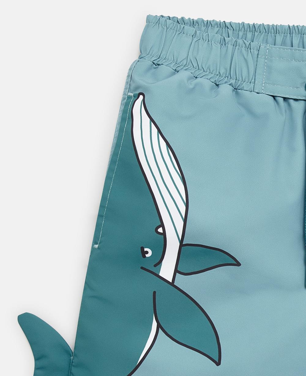 Stella Whale Graphic Swim Shorts