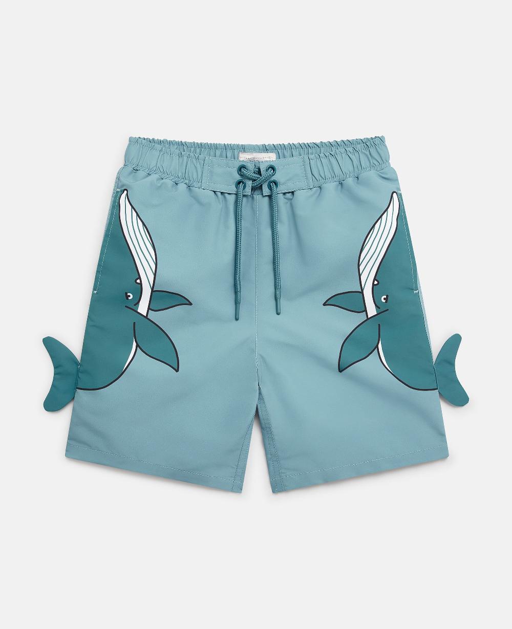 stella Whale Graphic Swim Shorts