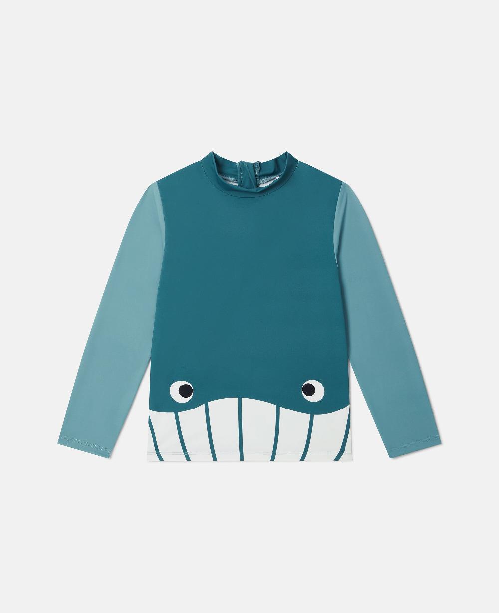 stella Whale Graphic Swim Top