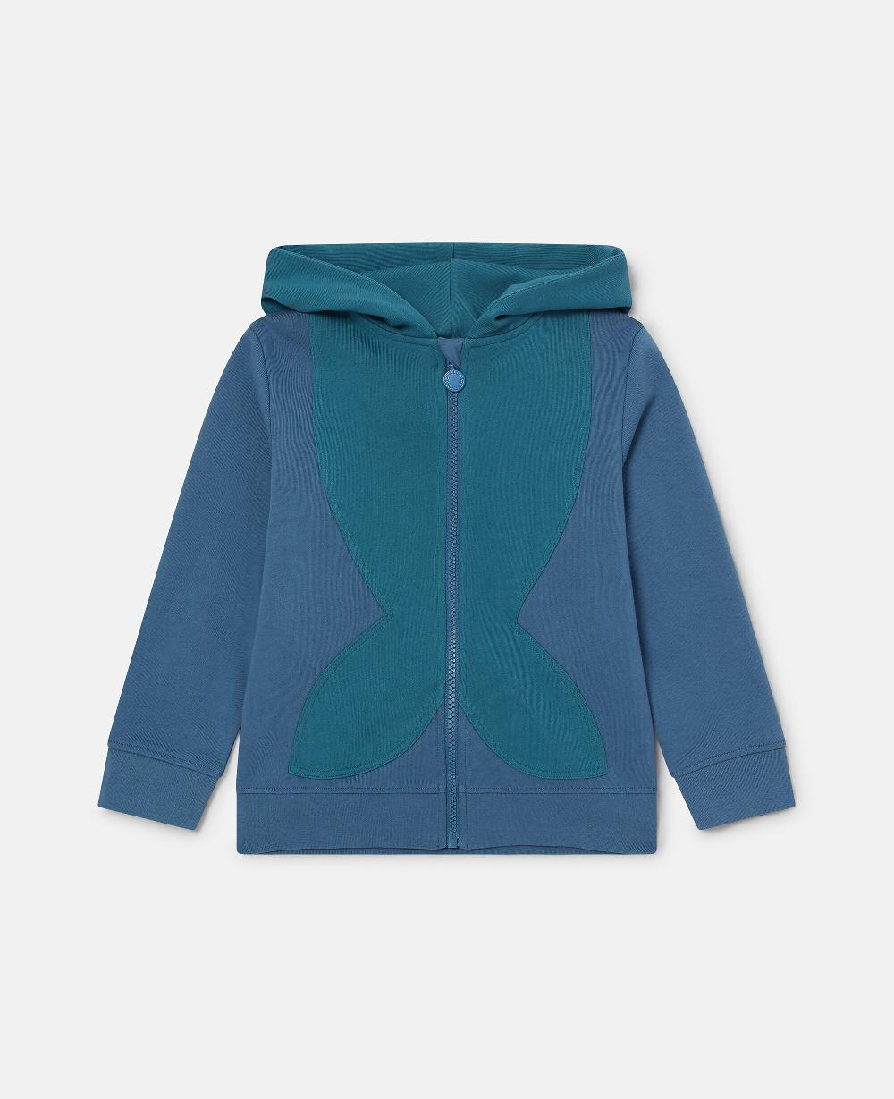 stella Whale Motif Hoodie