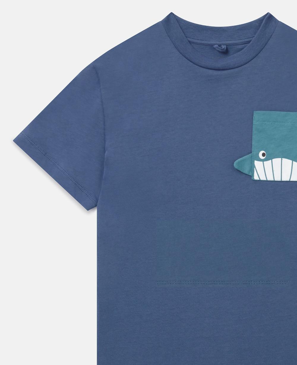 Stella Whale Motif Short-Sleeve T-Shirt