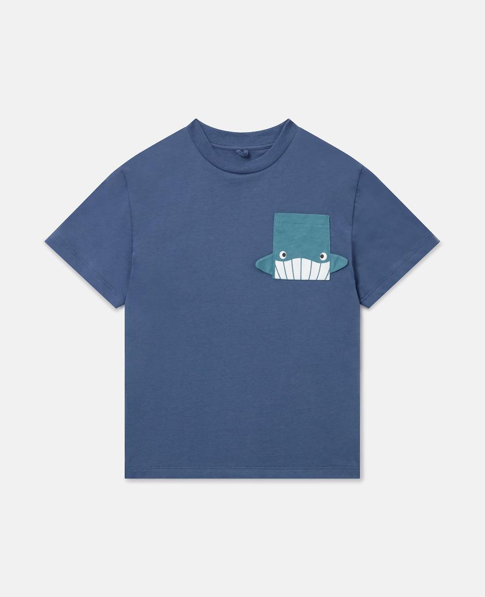 stella Whale Motif Short-Sleeve T-Shirt