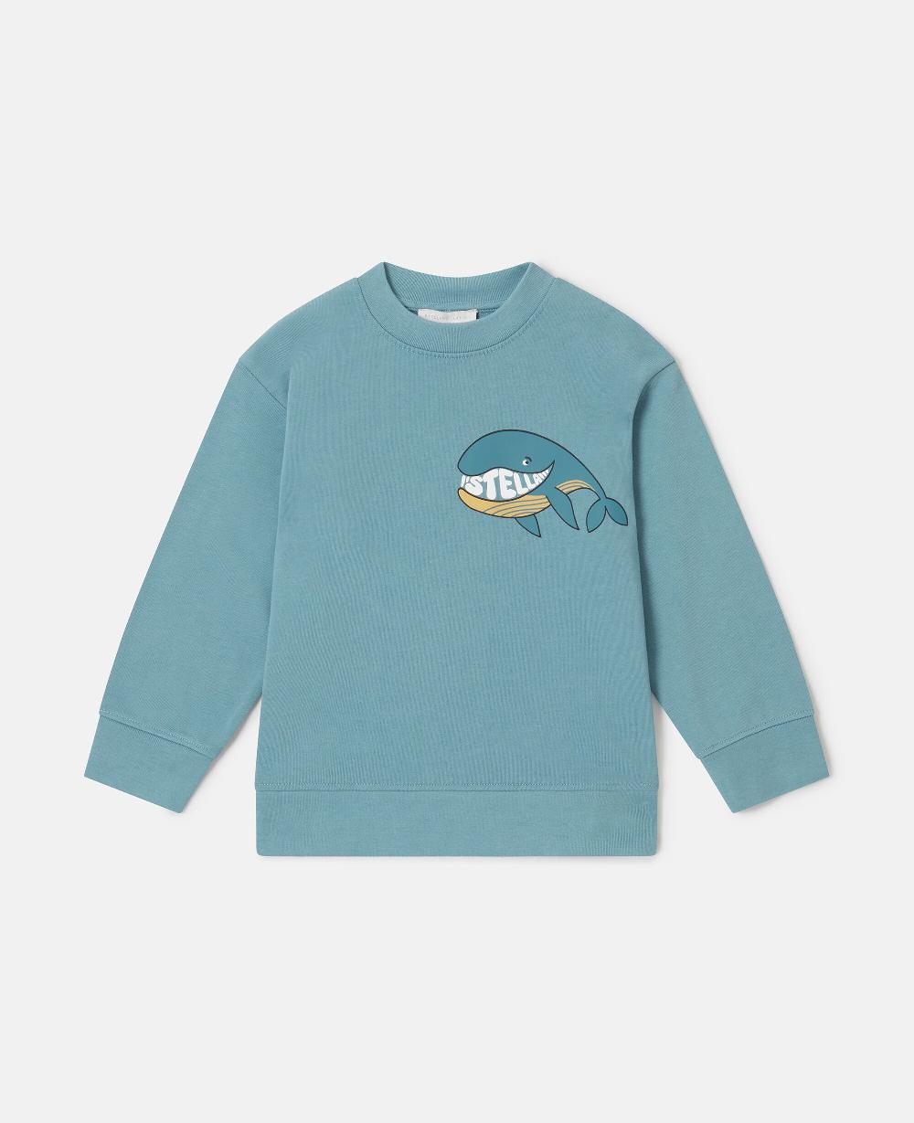 stella Whale Motif Sweatshirt