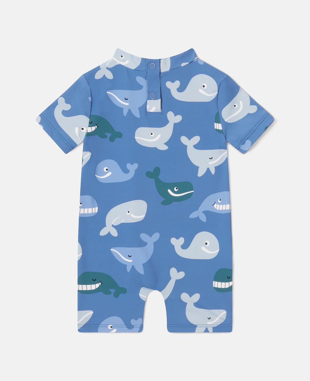 Stella Whale Print Shortie Swimsuit