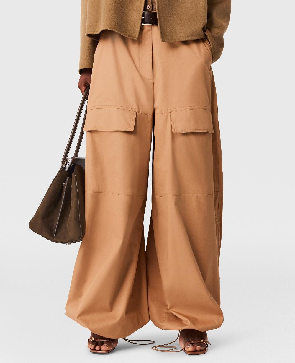 Stella Wide-Leg Cargo Trousers