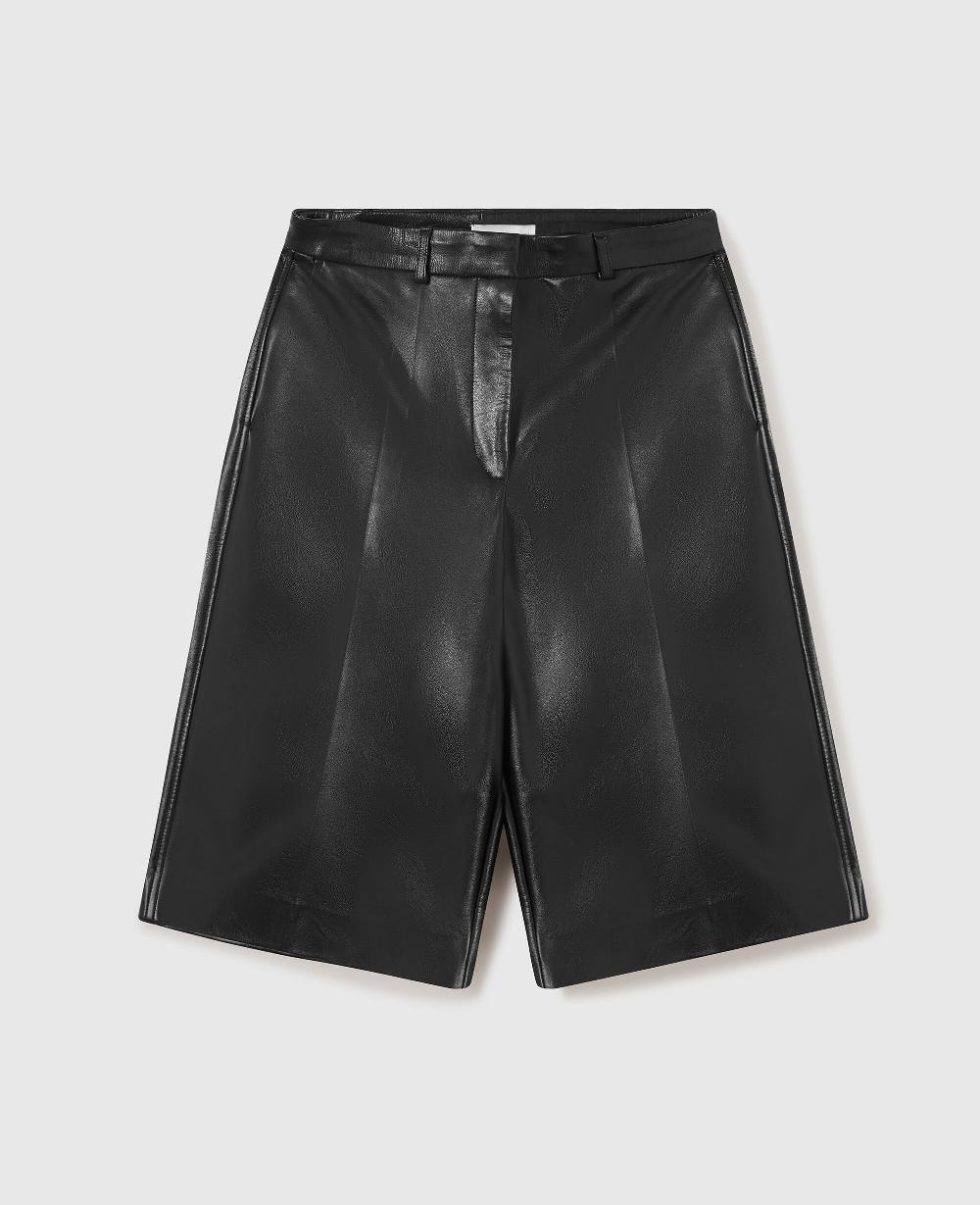 stella Wide-Leg Vegan Bermuda Shorts