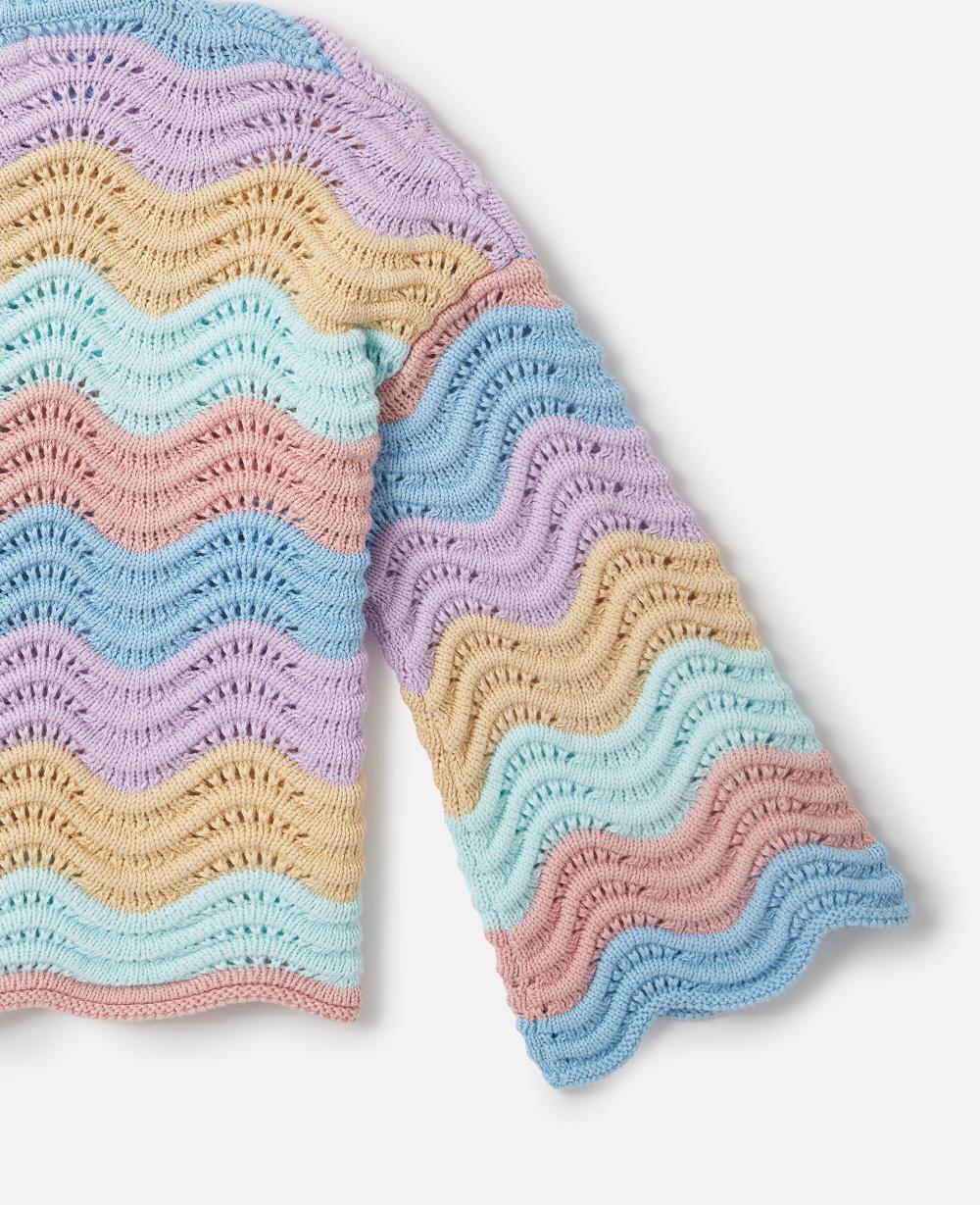 Stella Zig-Zag Crocheted Cardigan