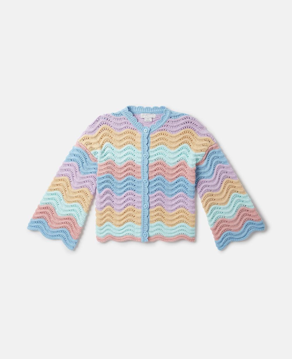 stella Zig-Zag Crocheted Cardigan