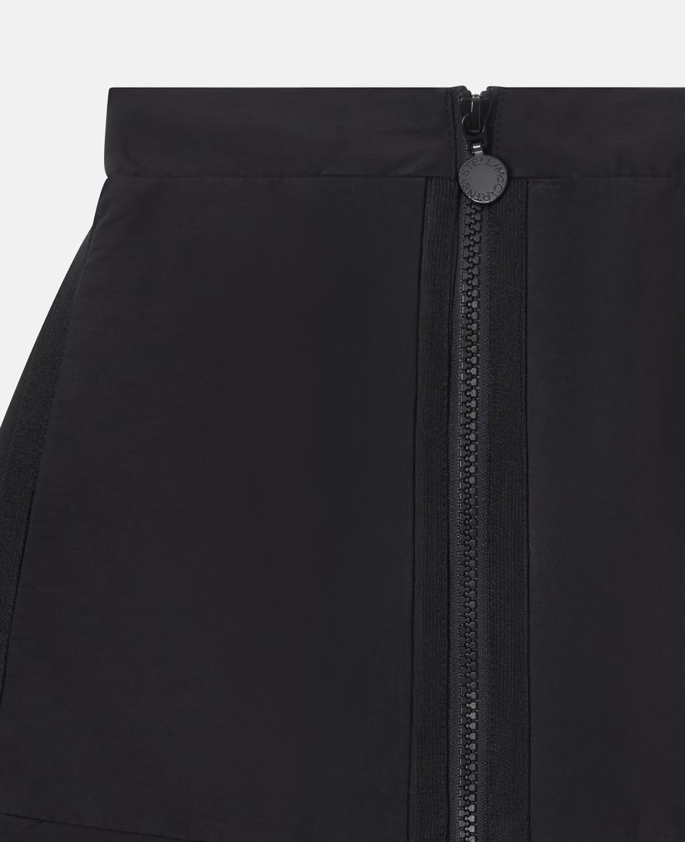 Stella Zipper-Front A-Line Skirt