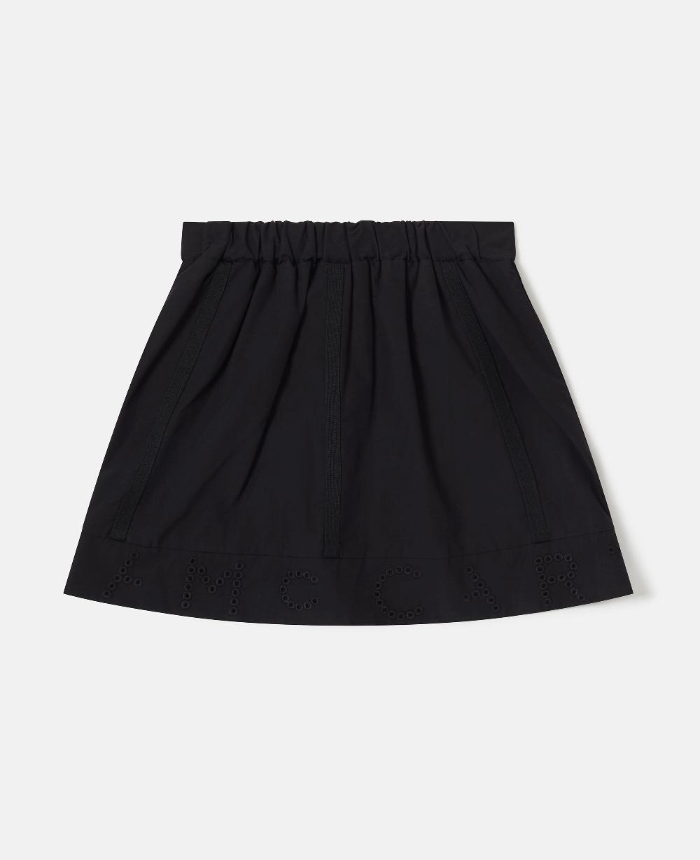 Stella Zipper-Front A-Line Skirt