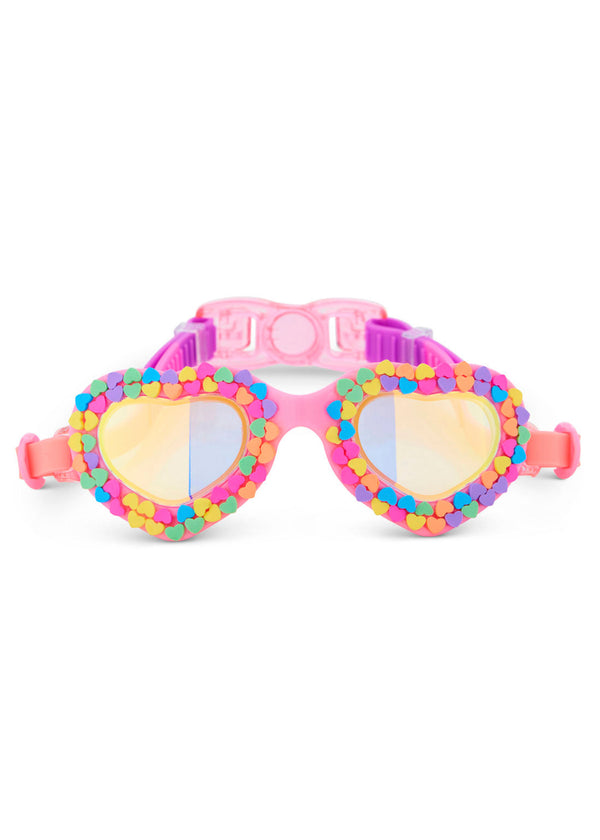 stella cove Be True Pink Candy Heart Swimming Goggles