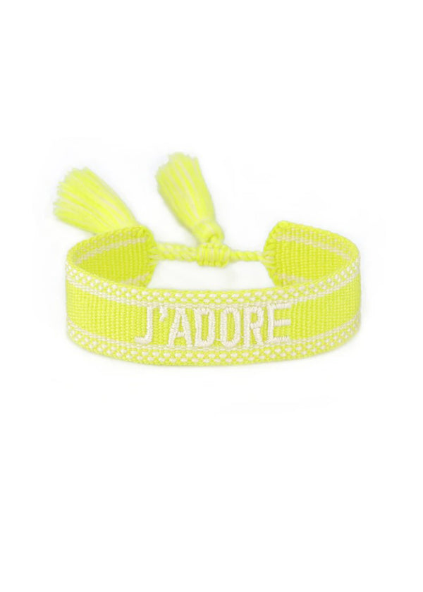 stella cove Beach Bracelets for Girls in Neon Yellow