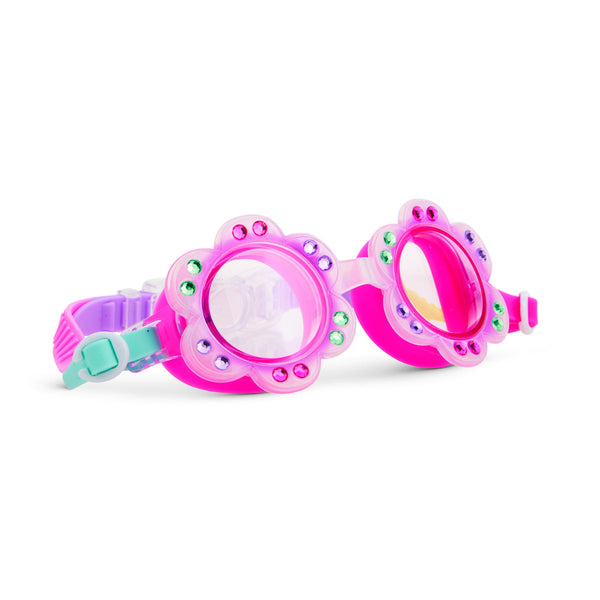 Stella Cove Purple Petunia Petals Girl Swimming Goggles