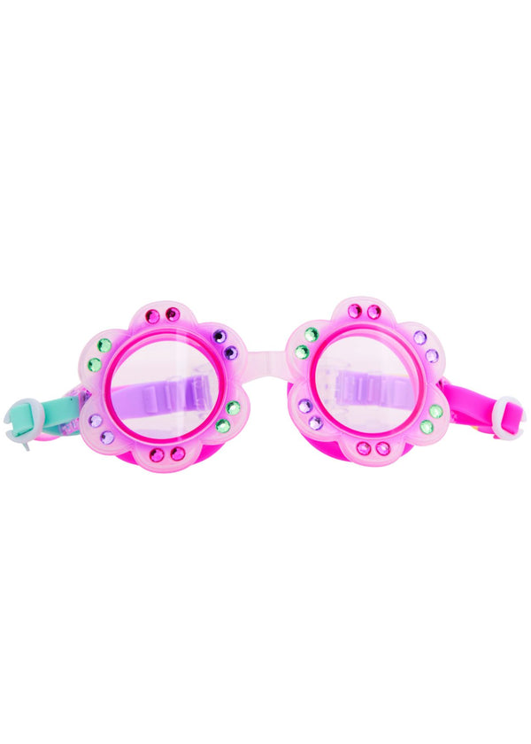 stella cove Purple Petunia Petals Girl Swimming Goggles