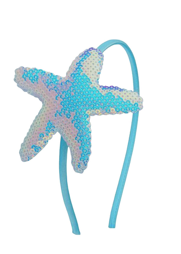 stella cove Aqua Sequin Headband