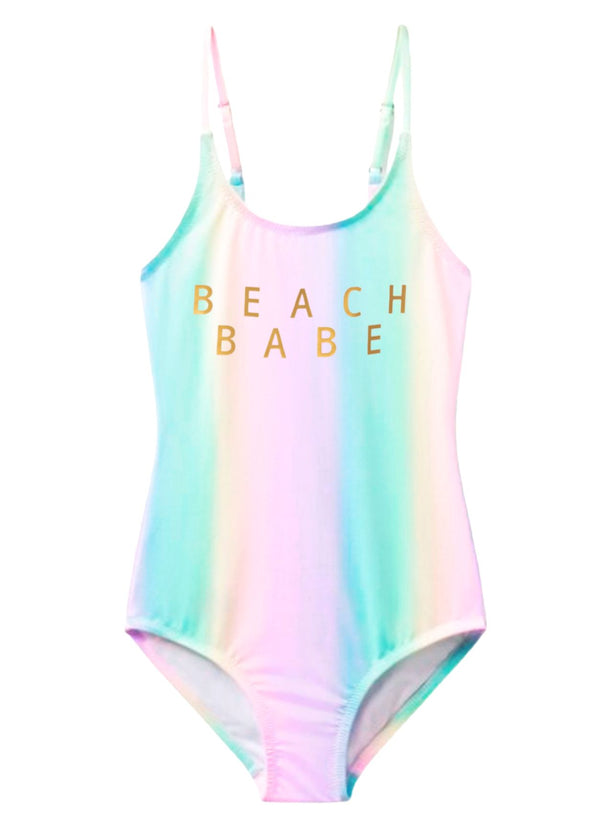 Stella Cove Beach Babe Rainbow Swimsuit