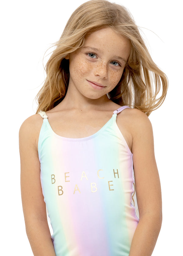stella cove Beach Babe Rainbow Swimsuit
