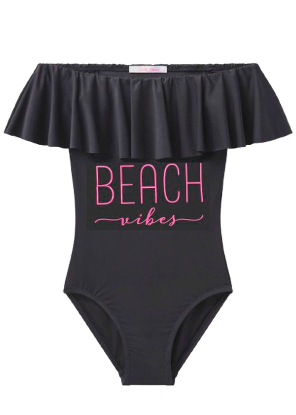 stella cove Beach Vibes Black Swimsuit