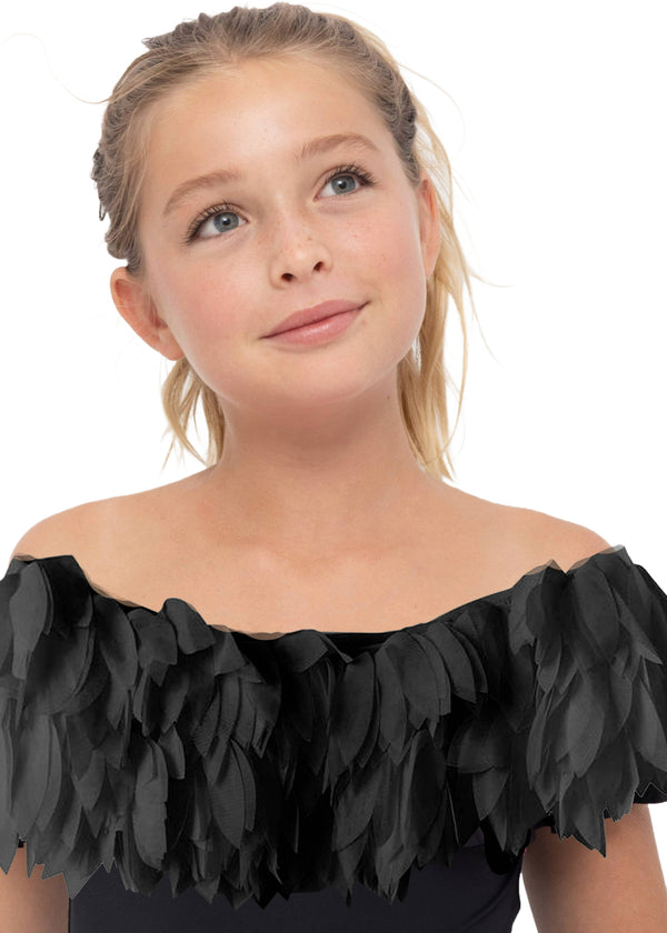 Stella Cove Black Bikini With Petals