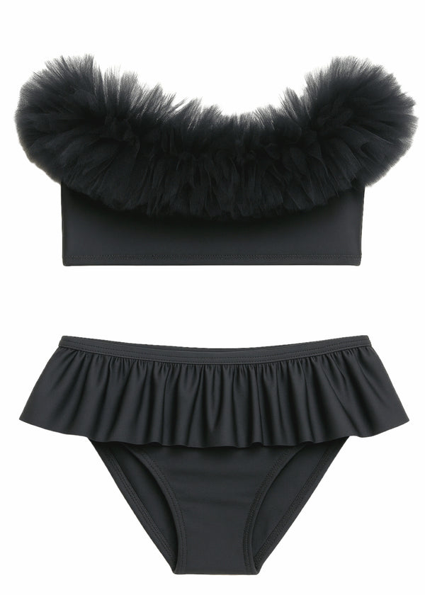 Stella Cove Black Bikini With Tulle