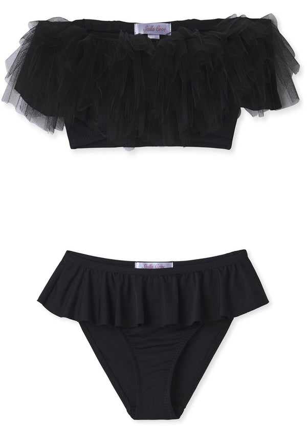 stella cove Black Bikini with Tulle