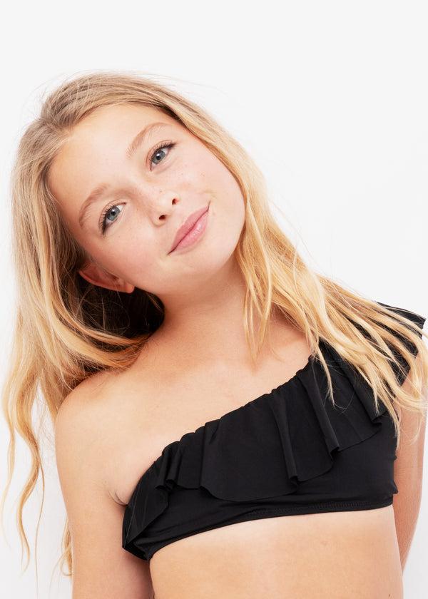 Stella Cove Black One Shoulder Bikini