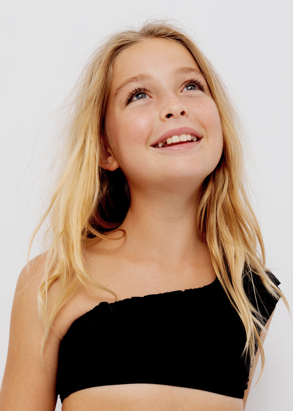 Stella Cove Black One Shoulder Bikini