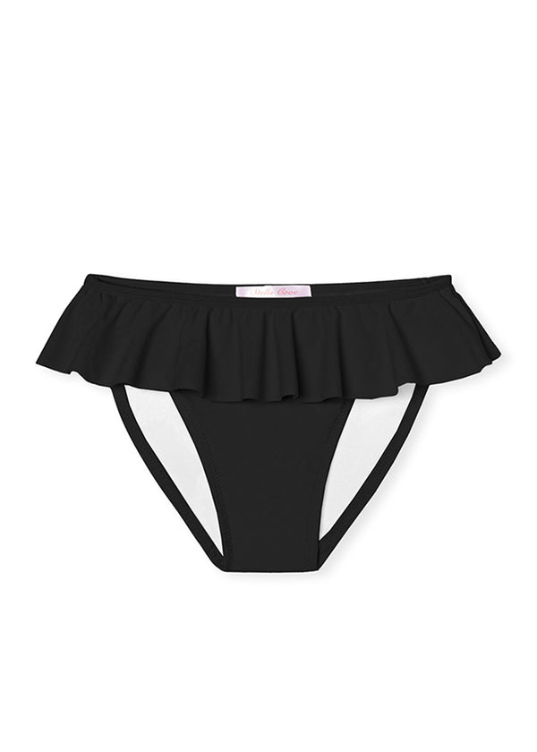 stella cove Black Ruffle Bikini Bottom