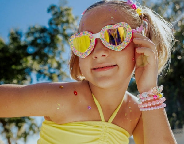 Stella Cove Cupid Heart Girls Swim Goggle