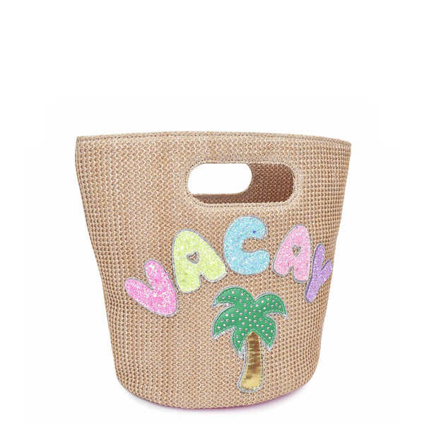 Stella Cove Glitter Vacay Beach Bag