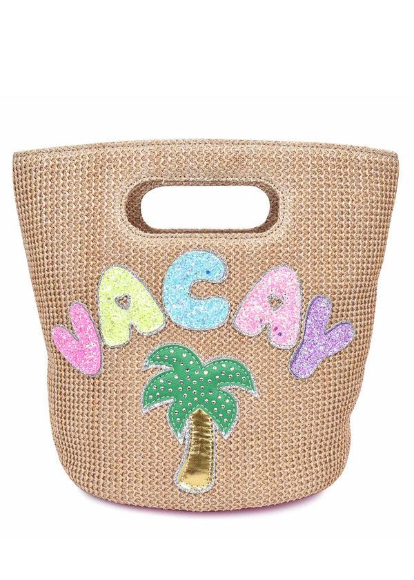 stella cove Glitter Vacay Beach Bag