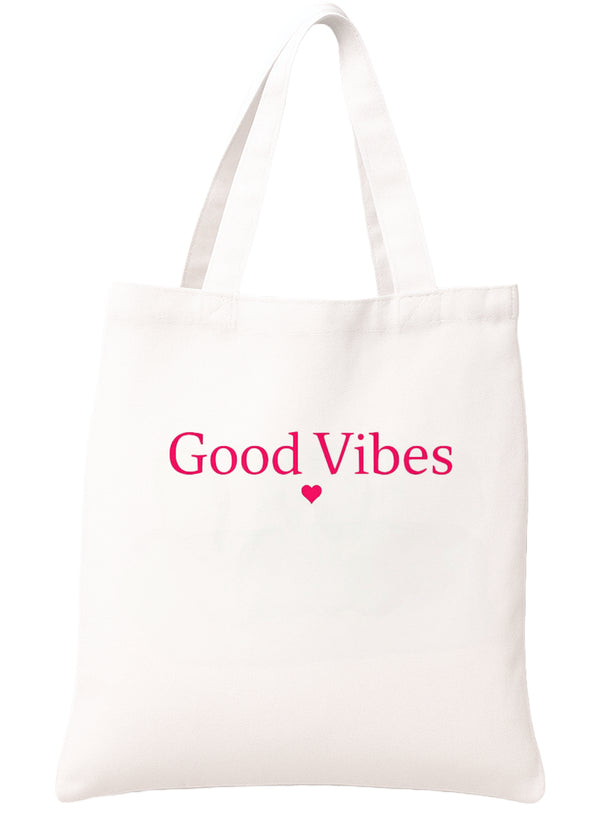 stella cove Good Vibes White Beach Bag