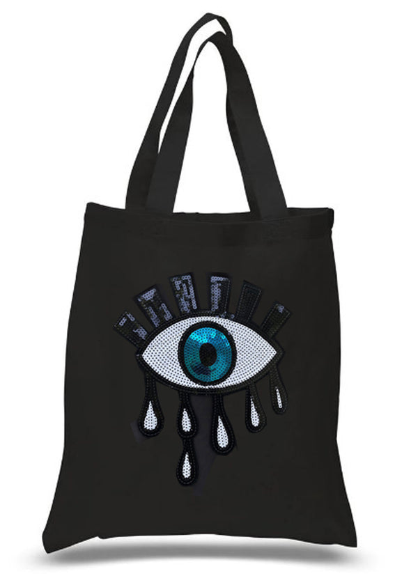 stella cove Looking at You Black Tote Bag