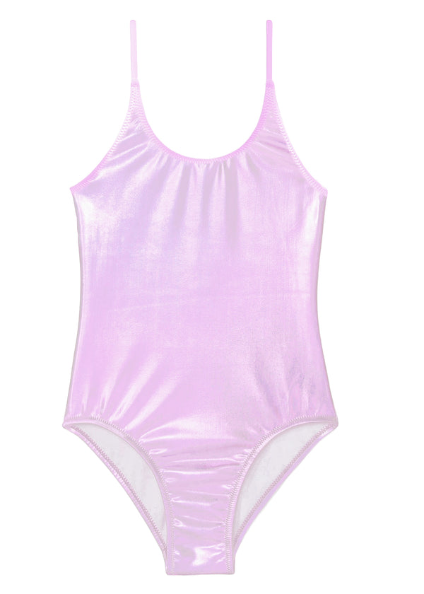 Stella Cove Metallic Pink Swimsuit