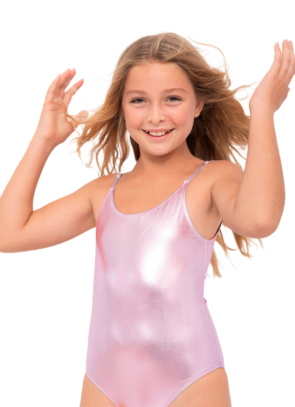 stella cove Metallic Pink Swimsuit