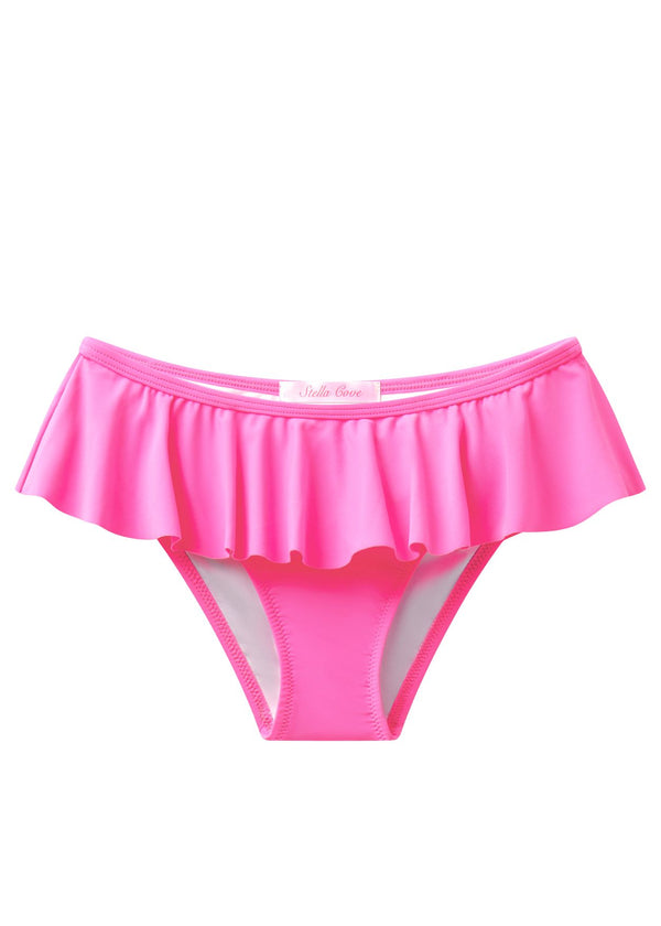 stella cove Neon Pink Ruffle Bottom