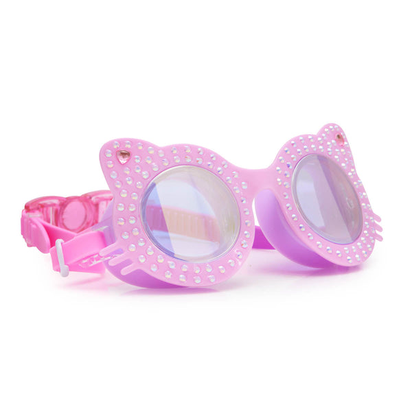 Stella Cove Paw Print Pink Kitten Swimming Goggles