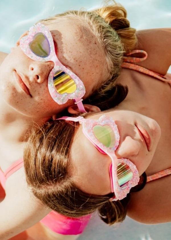 Stella Cove Pink Butterfly Swim Goggle For Girls