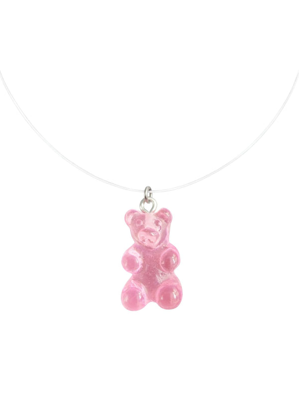 stella cove Pink Gummy Bear Necklace