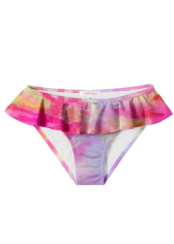 stella cove Pink Tie Dye Bottom Bikini