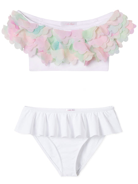 stella cove Rainbow Skies Petal Bikini