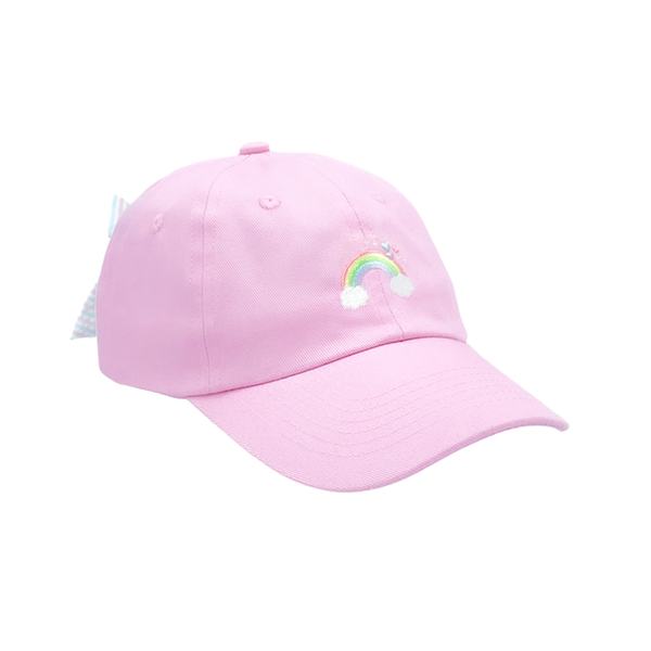 Stella Cove Rainbow Sparkle Bow Cap