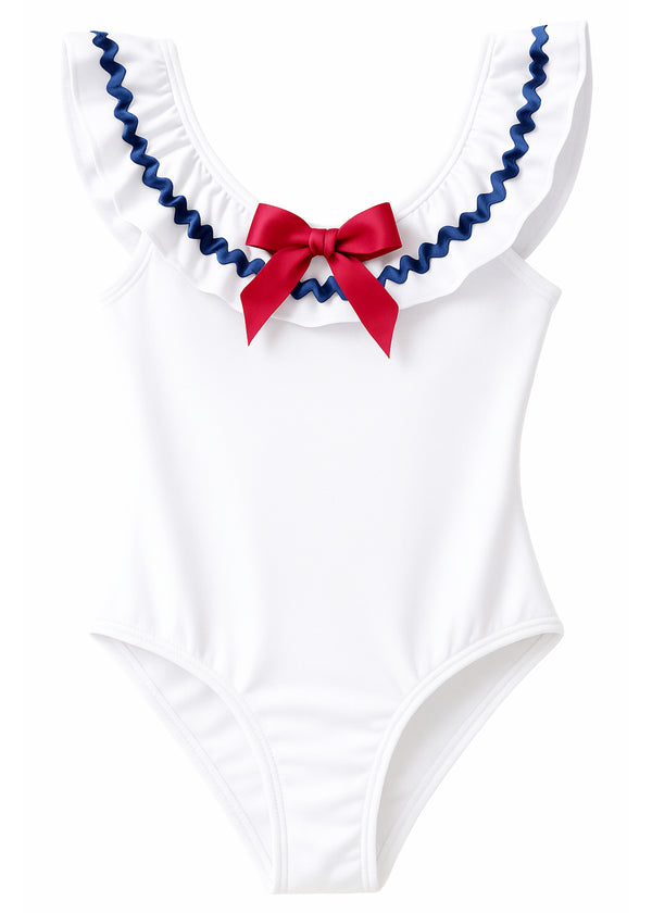 Stella Cove Sailor Inspired Swimsuit