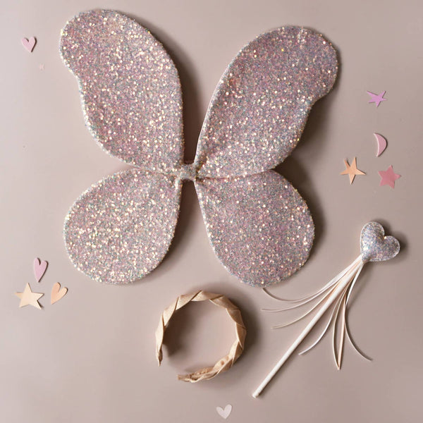 Stella Cove Sequin Heart Wand